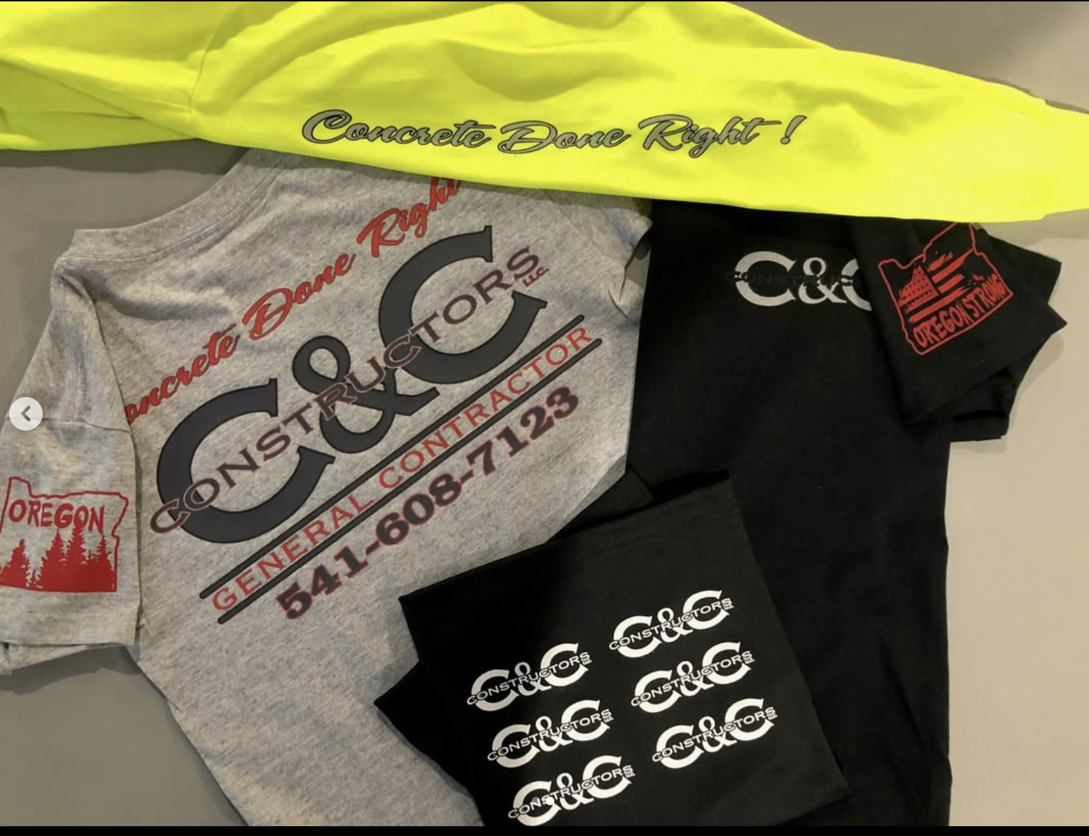 Custom screen printed business shirts